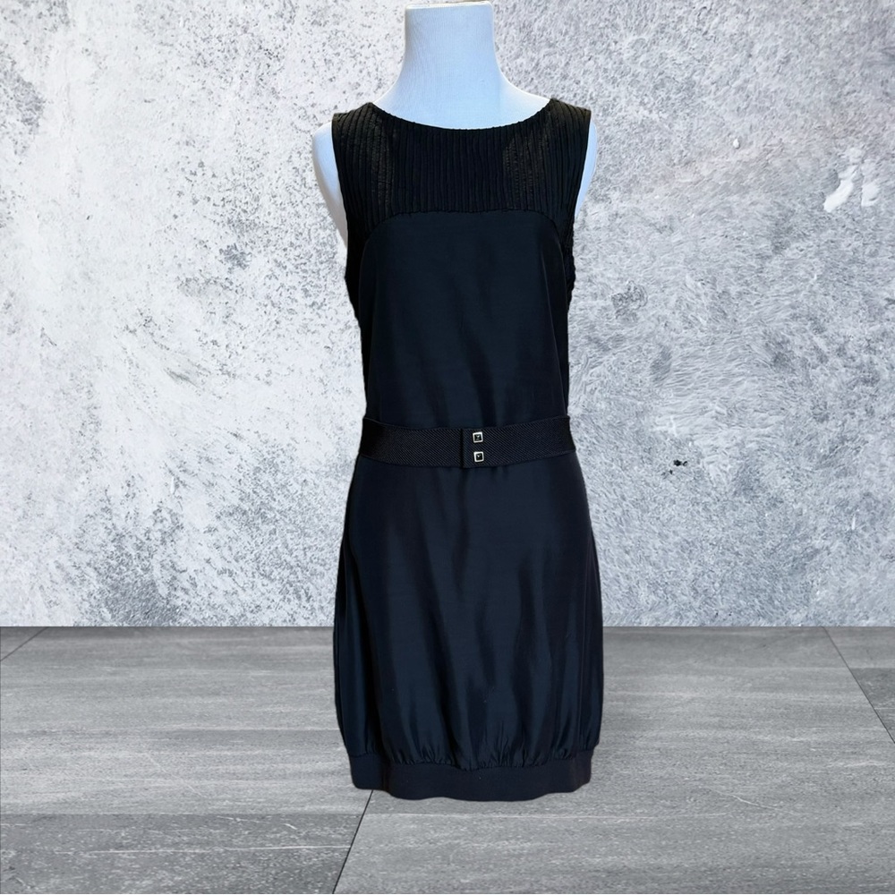 Armani Exchange Belted Black Dress size 6